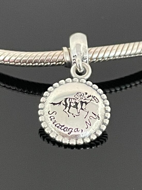 Pandora Jewelry - Original Pandora New York Racing Race Horse says Saratoga NY Charm NY Travel
